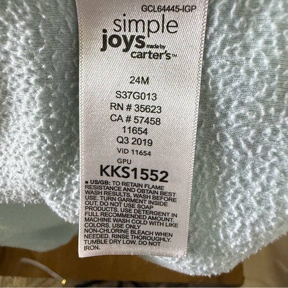 Baby Girls Petit Bateau Dress Carter’s Holiday Sleeper 24M Baby Outfit Bundle - Picture 12 of 14